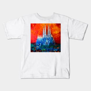 Barcelona. Sagrada familia Kids T-Shirt